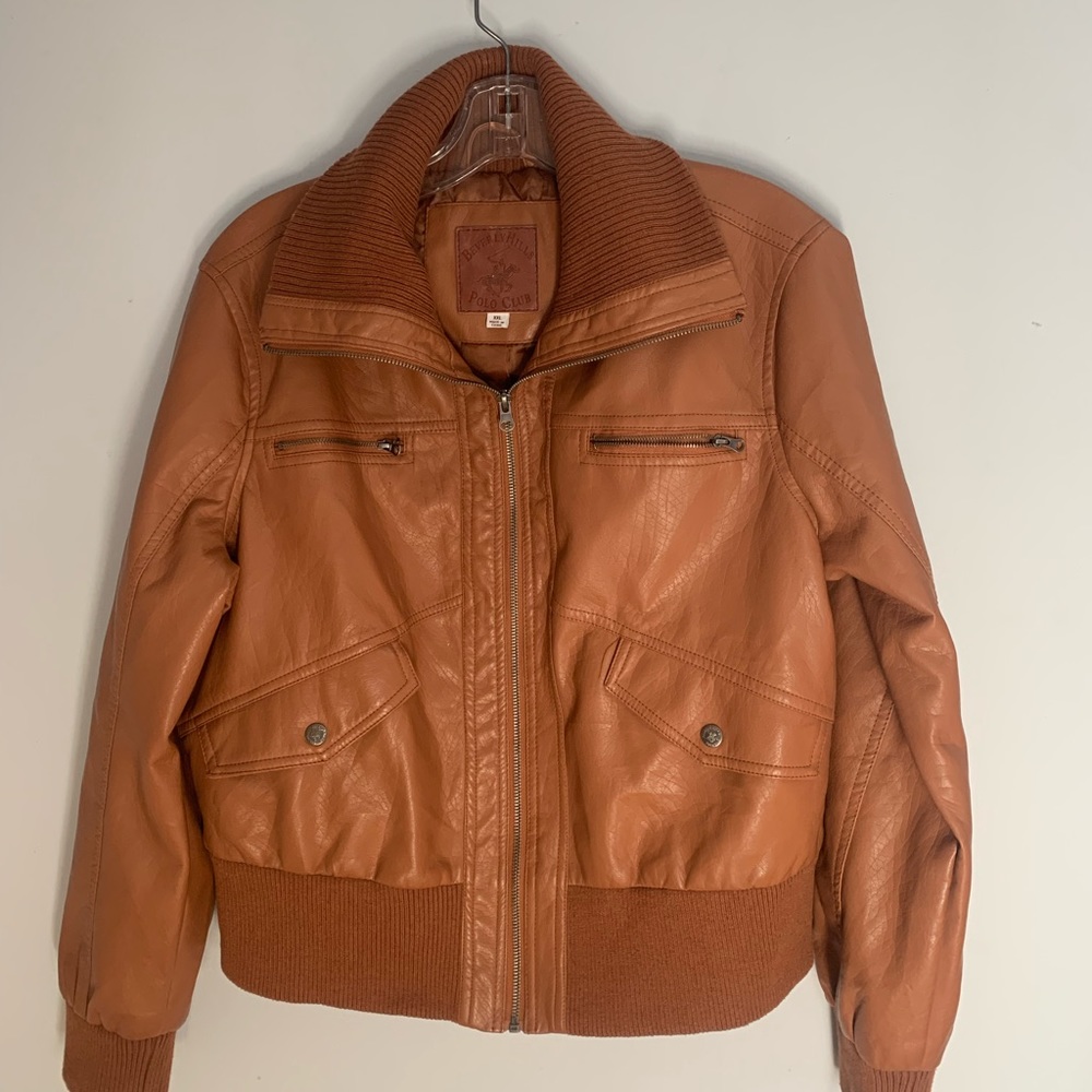Beverly Hills Polo Club Brown Bomber Jacket